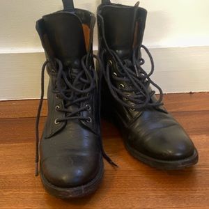 Frye Natalie combat ankle boots